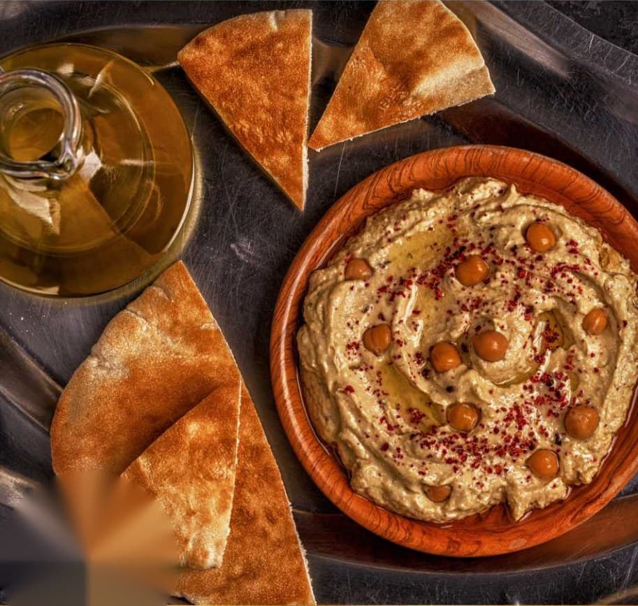 פיתה עם מלח ושמן זית